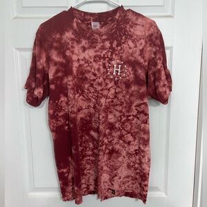 Red Tye Dye Huf T Shirt